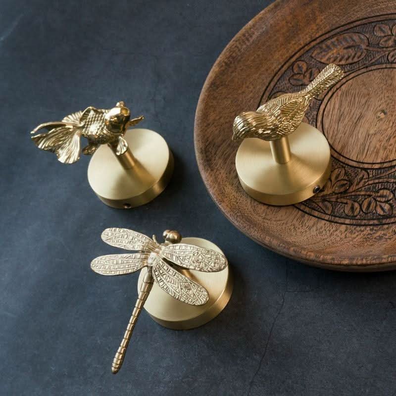 Norvo | Messing Dyre Vegg Krok Stativ Gull Accenter