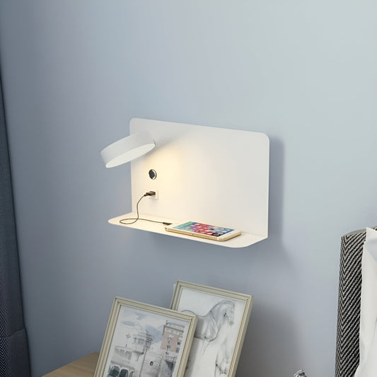Norvo | Vegglampe – Oppladbar eleganse med USB LED-belysning for en luksuriøs atmosfære