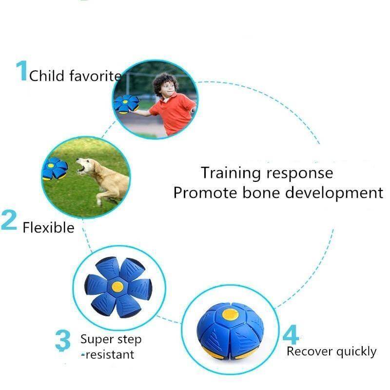 Norvo | LED Flygende UFO Disc Ball Leketøy