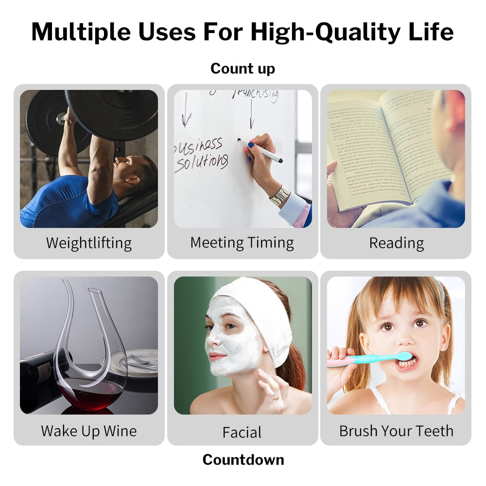 Norvo | Digital LED Magnetisk Kjøkken Timer