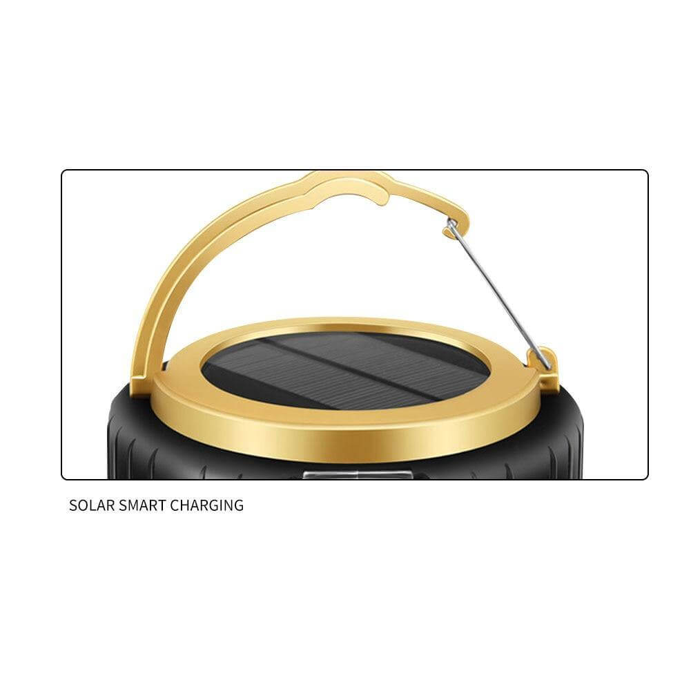 Norvo | Værbestandig Solcelleoppladbar Camping LED Lampe