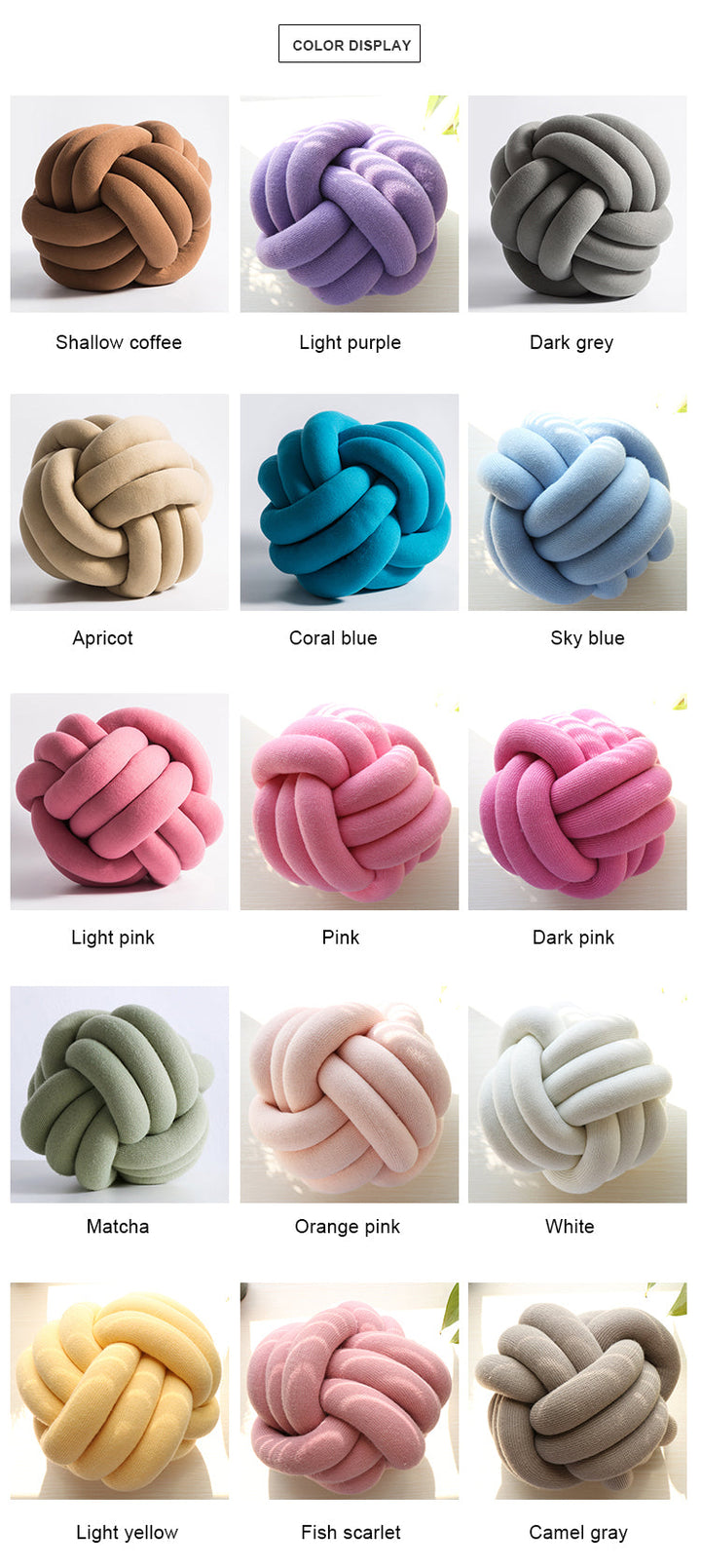 Knot Ball Cushion | Norvo