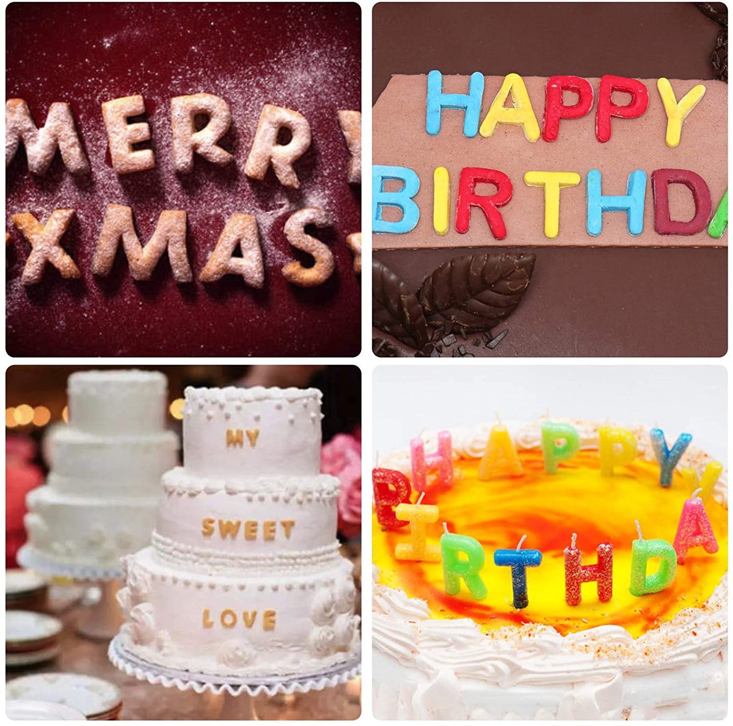 Norvo | 3D Alfabet Silikon DIY Sjokoladeform