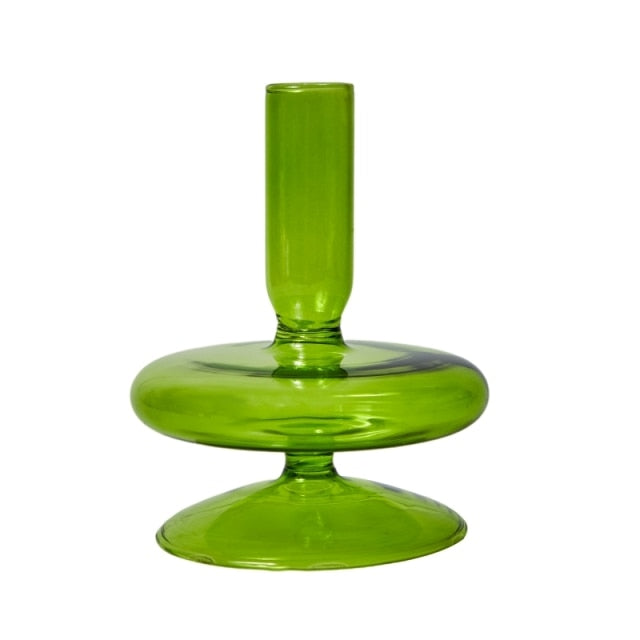Norvo | Glass Lysestake-Lime