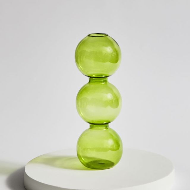 Norvo | Glass Lysestake-Lime