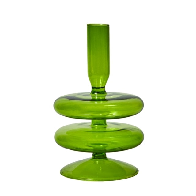 Norvo | Glass Lysestake-Lime