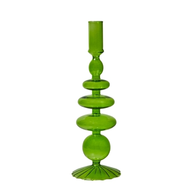 Norvo | Glass Lysestake-Lime