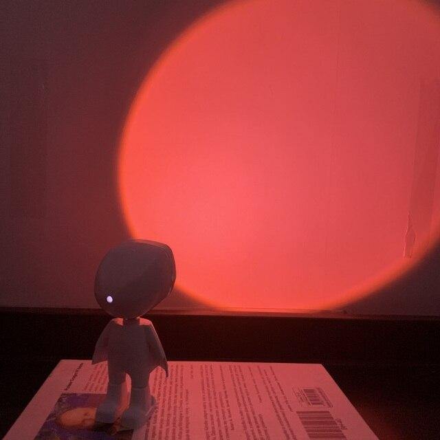 Norvo | Atmosfærisk Solnedgang Robot Lampe LED