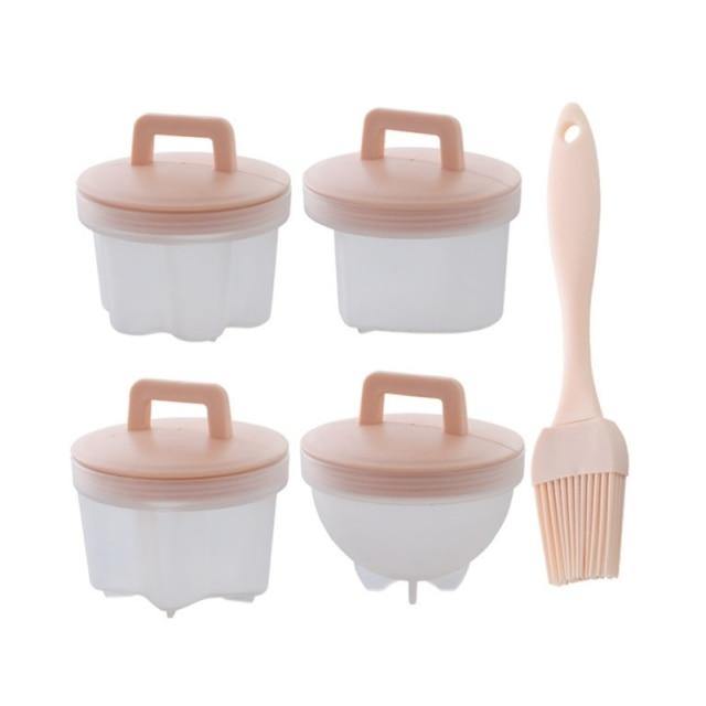Norvo | 4pcs Silikon Dampkokkeg Egg Cooker