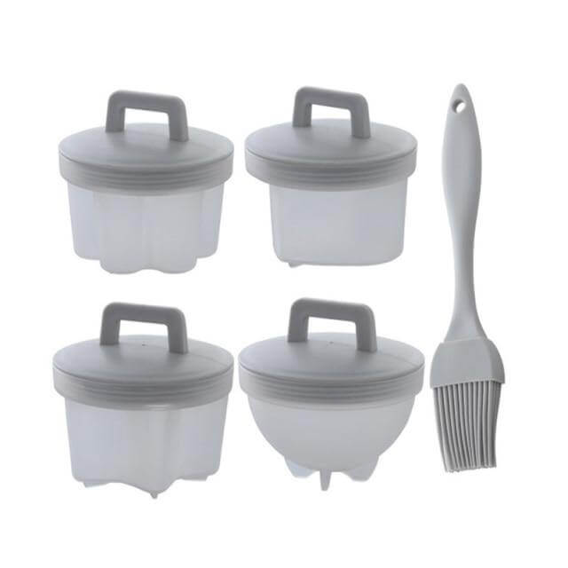 Norvo | 4pcs Silikon Dampkokkeg Egg Cooker