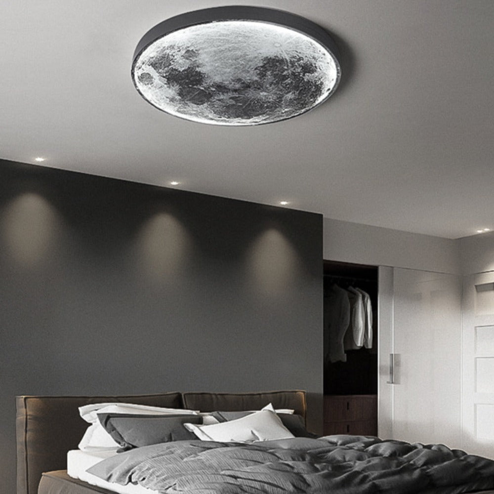 Norvo | 3D LED Måne eller Jord Tak- eller Vegglampe (3 Stiler) 24CM-80CM