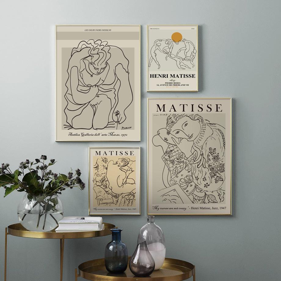 Norvo | Henri Matisse Picasso Abstrakt Lerret