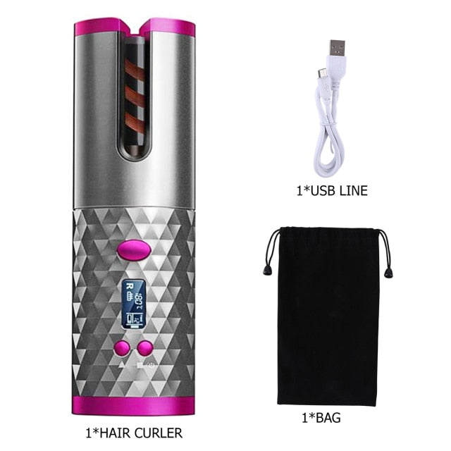 Norvo | Trådløs Automatisk Keramisk Hårkrølltang