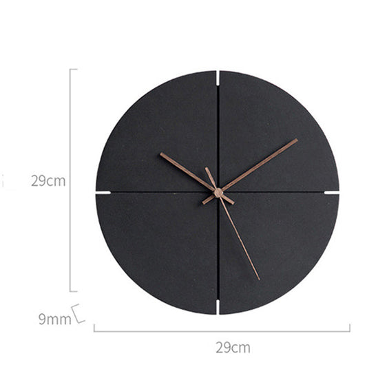 Norvo | Elegant Nordisk Minimalistisk Treveggklokke