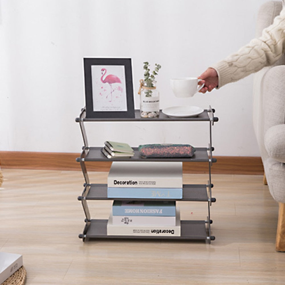 Norvo | Minimal Z Justerbar Skrivebord Organizer og Skohylle