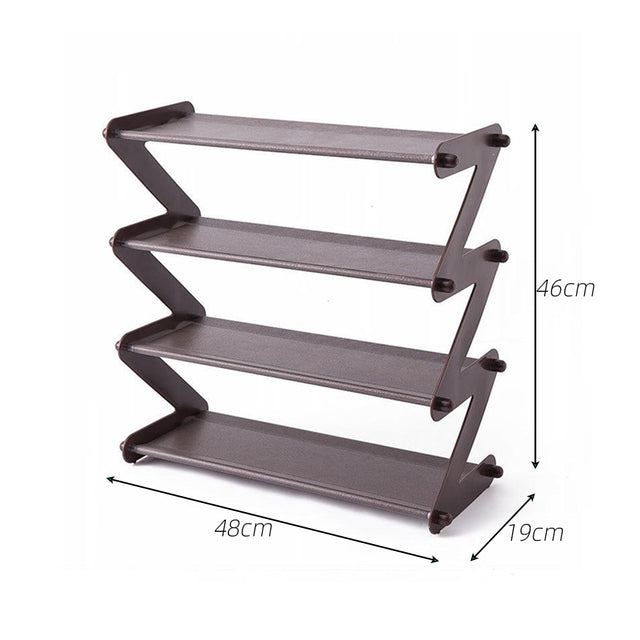 Norvo | Minimal Z Justerbar Skrivebord Organizer og Skohylle