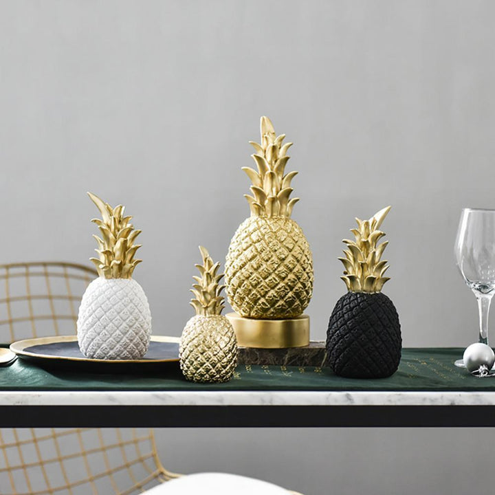 Norvo | PineLux Glitrende Ananas Dekorativ Figur | Moderne Design | Tilgjengelig i 3 Farger & Størrelser