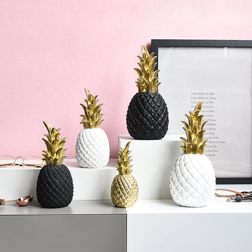 Norvo | PineLux Glitrende Ananas Dekorativ Figur | Moderne Design | Tilgjengelig i 3 Farger & Størrelser