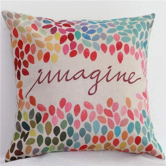 Norvo | Blomster Dyr Livets Tre Fugl Hjem Dekorativ kastepute cover