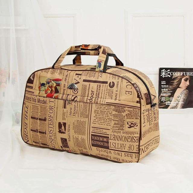 Norvo | Canvas Fashion Casual Vanntett Oxford Glidelås Reisevesker