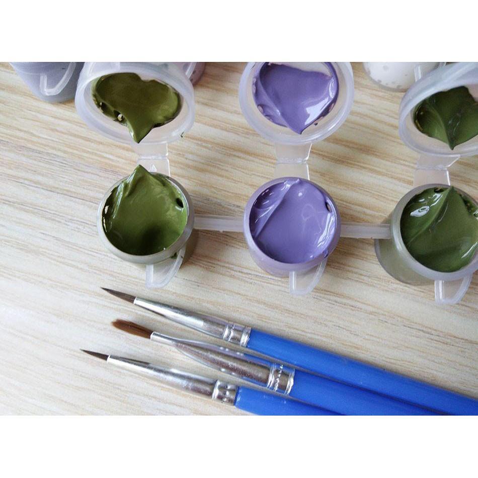 Norvo | Europeiske Blomster - Van-Go Mal- Etter- Nummer Sett