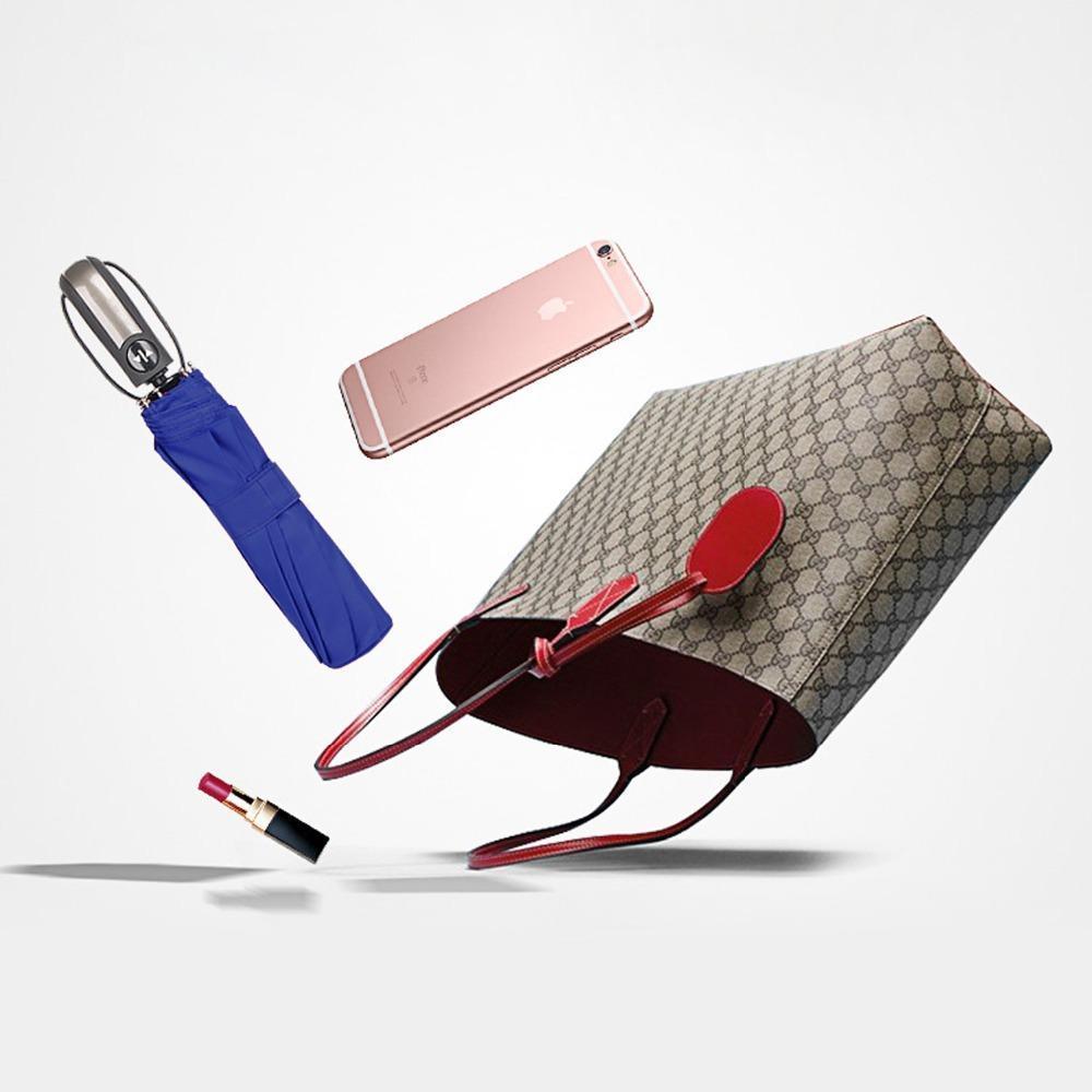 Norvo | Luksus Automatisk Åpen & lukke Paraply Sammenleggbart Vindvann Motstandsdyktig