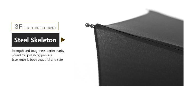 Norvo | Luksus Automatisk Åpen & lukke Paraply Foldsammen Vind vanntett