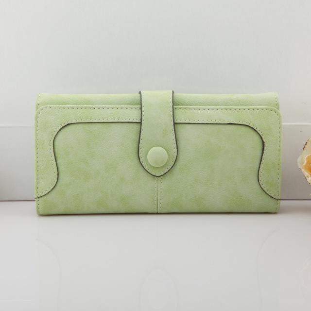 Norvo | Eksklusive Dame Lommebøker Nye Vintermote Trender Pumper Frostet Multi-kort Posisjon To Folds Lommebok Dame Ms. Lang Lommebok Kort