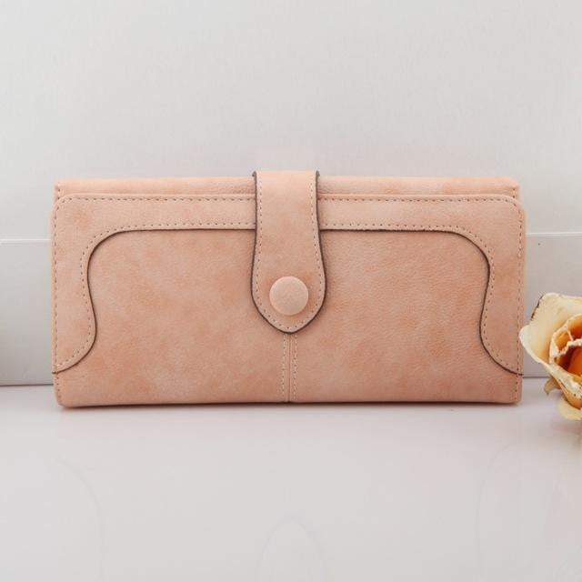 Norvo | Eksklusive Dame Lommebøker Nye Vintermote Trender Pumper Frostet Multi-kort Posisjon To Folds Lommebok Dame Ms. Lang Lommebok Kort