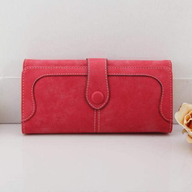 Norvo | Eksklusive Dame Lommebøker Nye Vintermote Trender Pumper Frostet Multi-kort Posisjon To Folds Lommebok Dame Ms. Lang Lommebok Kort