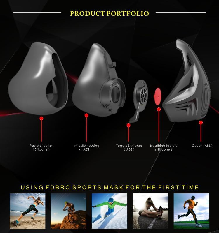 Norvo | Sports Trenings Fitness Maske For Elevation Trening