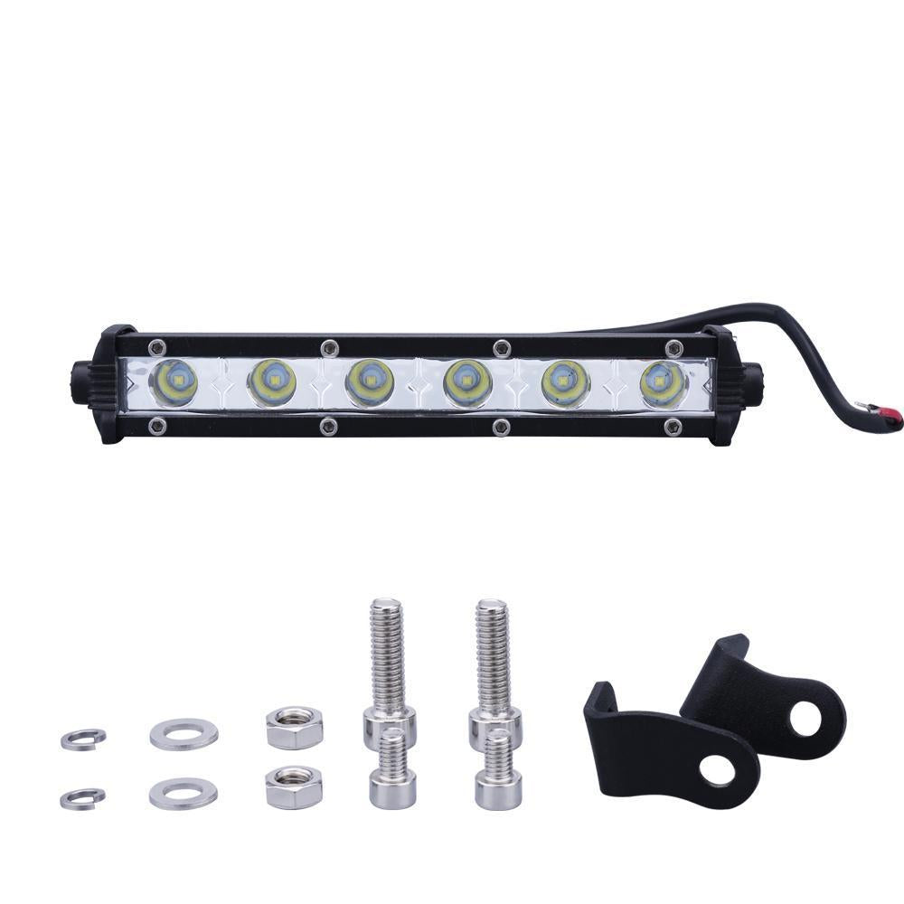Norvo | 6 tommer 24W Enkel rekke LED Lyslist Vanntett Offroad Biler
