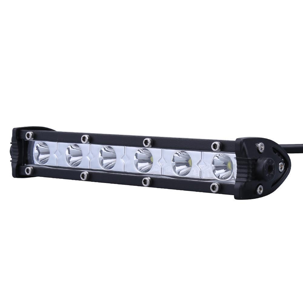 Norvo | 6 tommer 24W Enkel rekke LED Lyslist Vanntett Offroad Biler