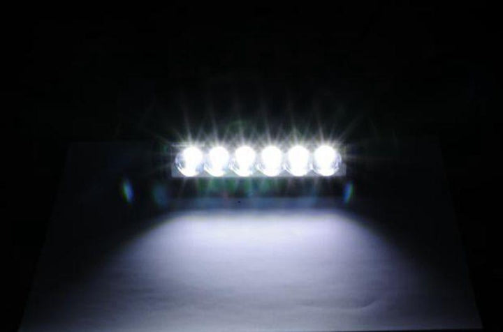 Norvo | 6 tommer 24W Enkel rekke LED Lyslist Vanntett Offroad Biler