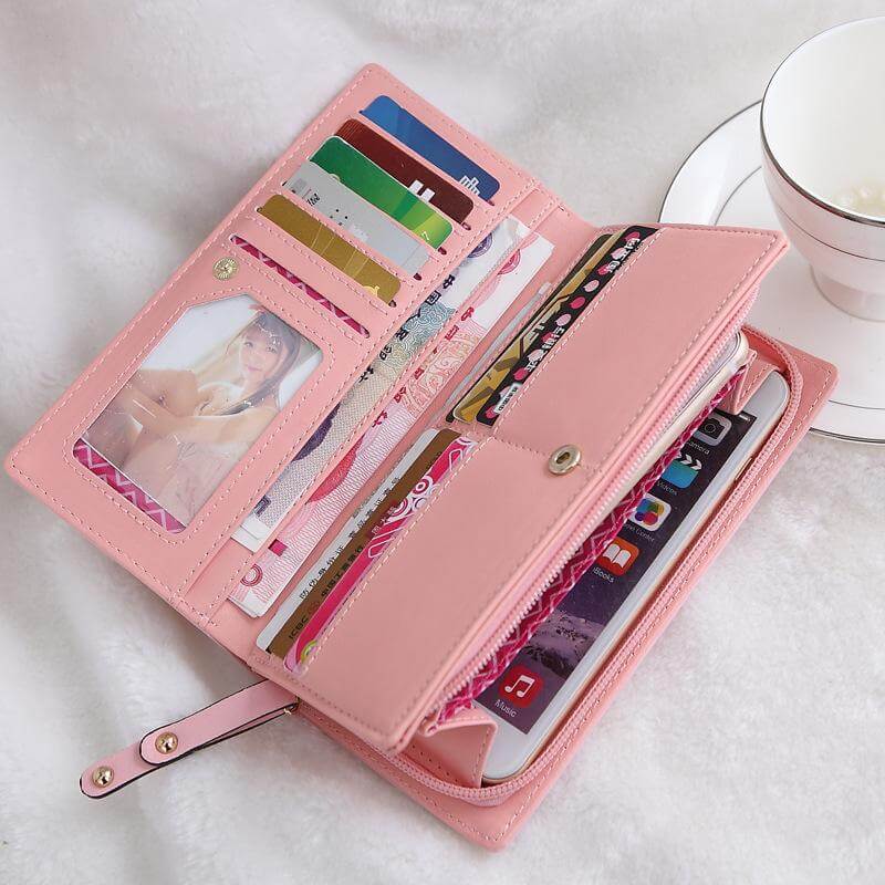 Norvo | Moderne Kattesting Glidelås Lommebok