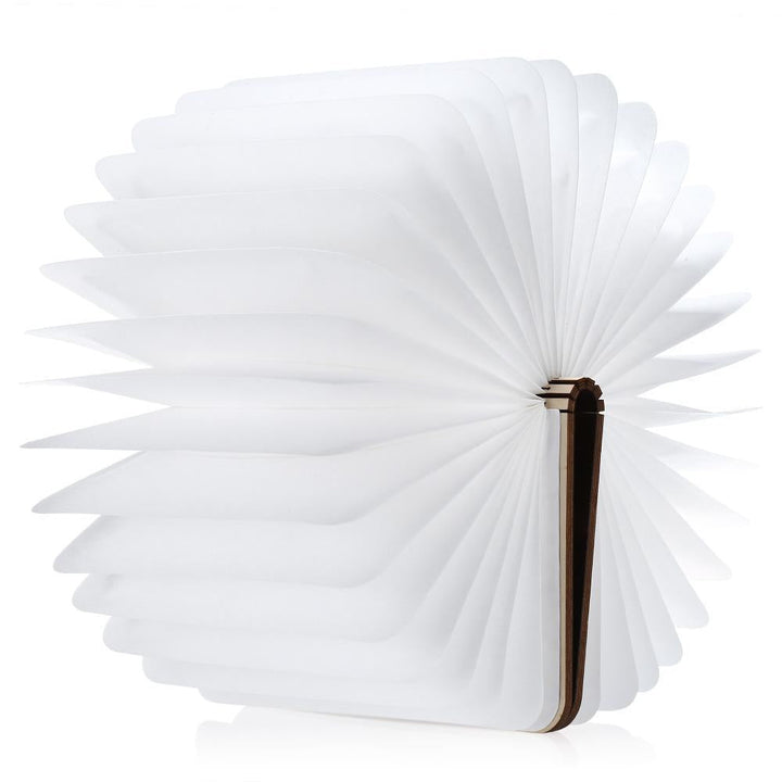 Norvo | LED Foldbar 360 Tre Bok Nattlampe Skrivebord Lys USB Oppladbar