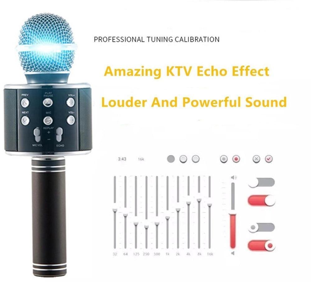 Norvo | Trådløs Magisk Karaoke Mikrofon – Bluetooth Karaoke Mikrofon