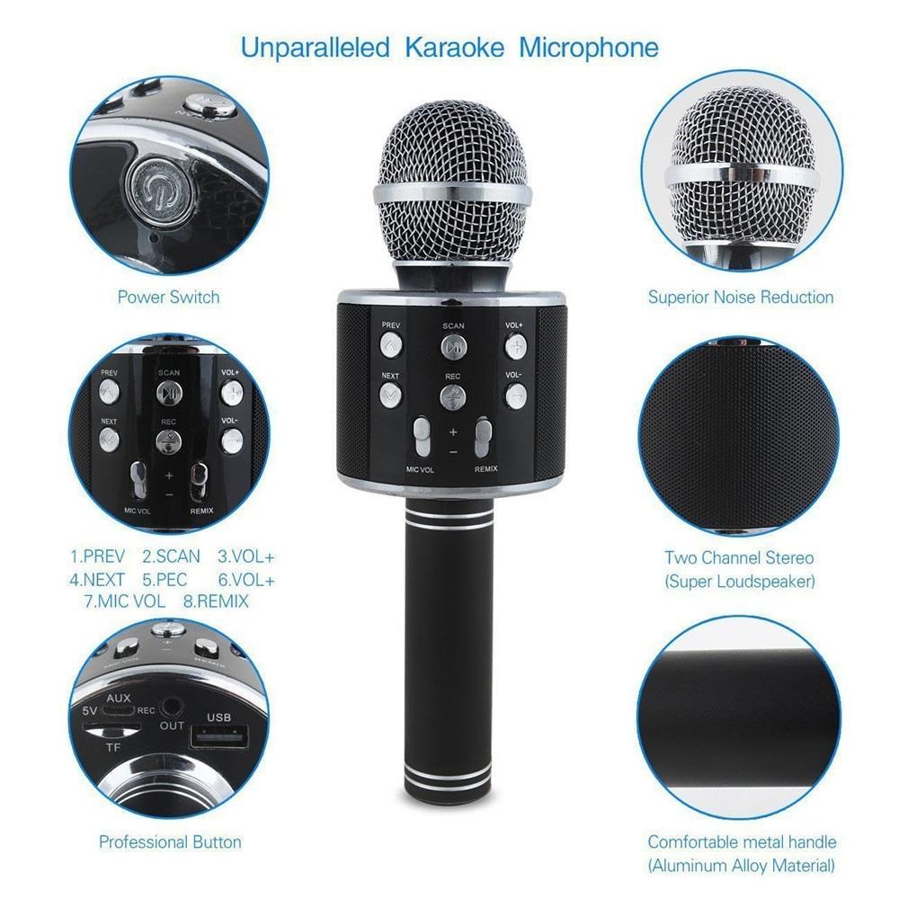 Norvo | Trådløs Magisk Karaoke Mikrofon – Bluetooth Karaoke Mikrofon
