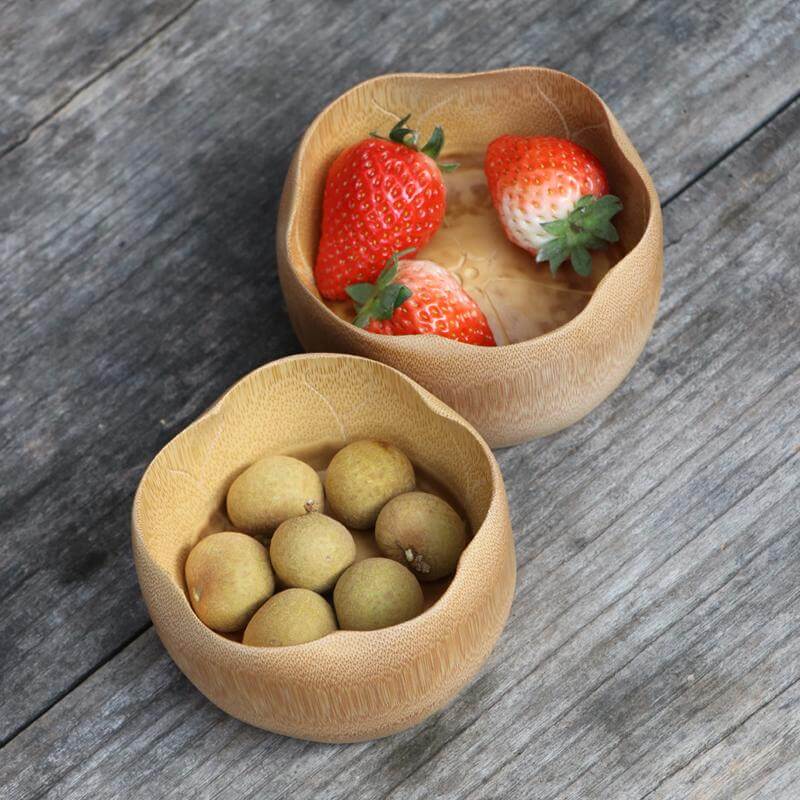 Norvo | Håndlagde naturlige bambusskåler