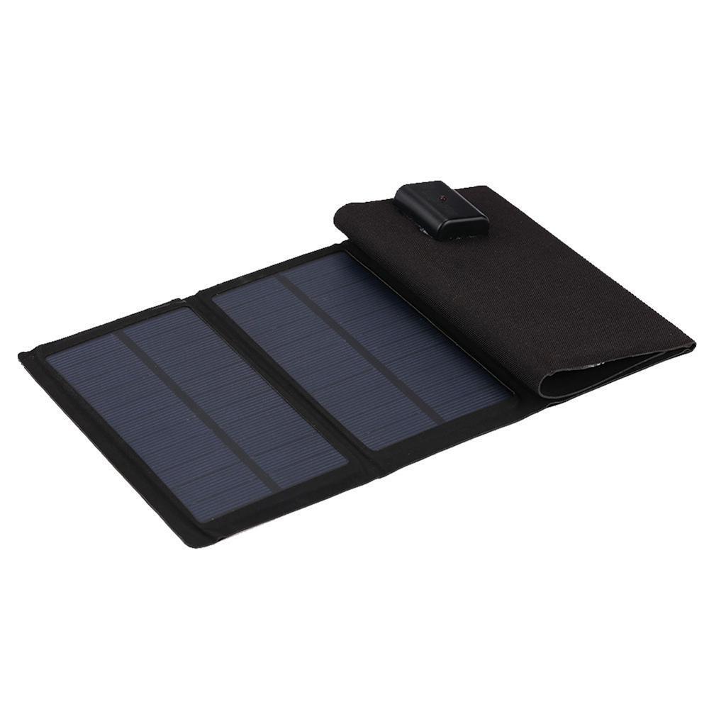 Norvo | Bærbare sammenleggbare solceller 7W generator telefonlader USB-utgang