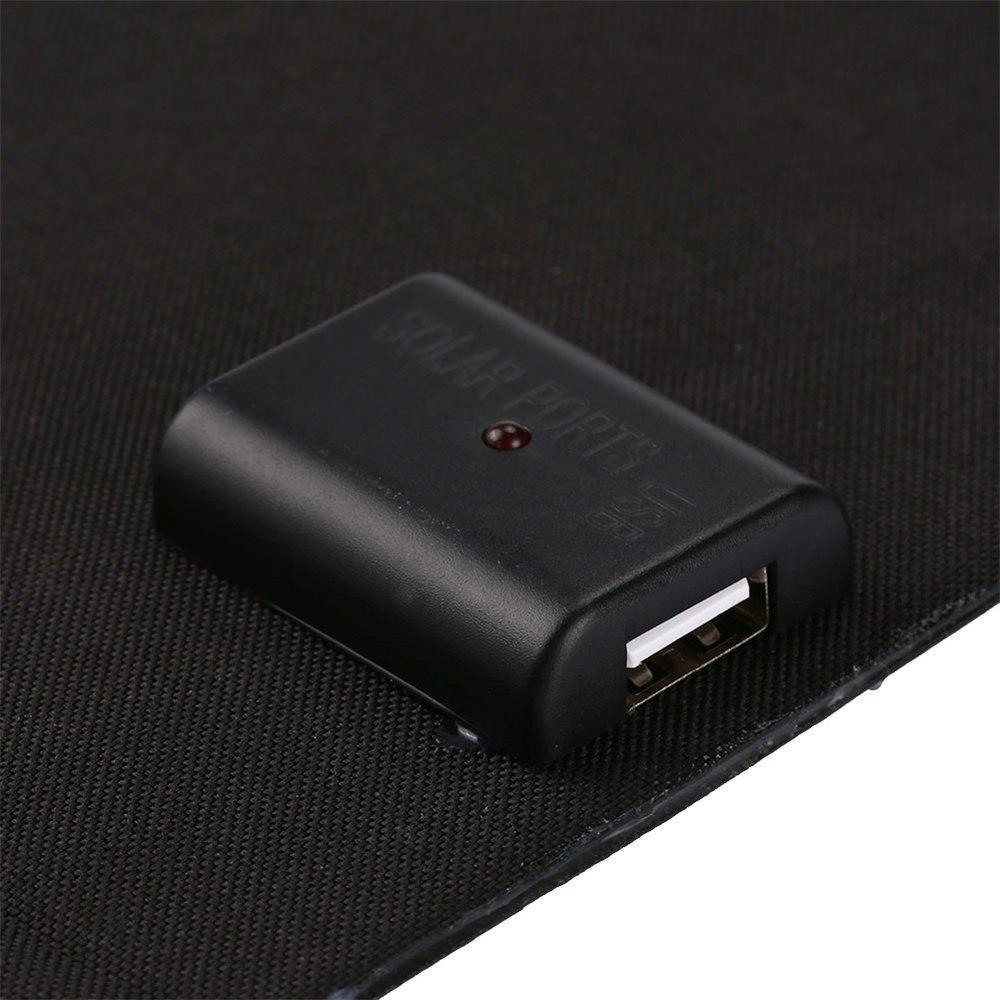 Norvo | Bærbare sammenleggbare solceller 7W generator telefonlader USB-utgang