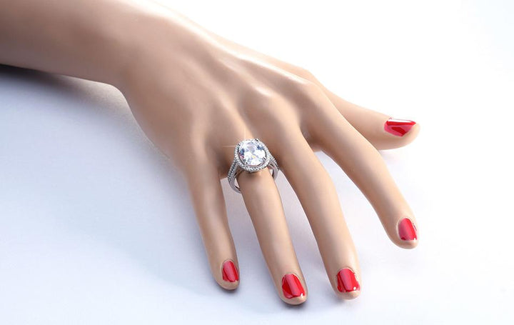 Oval Cut 6ct CZ Ring | Norvo