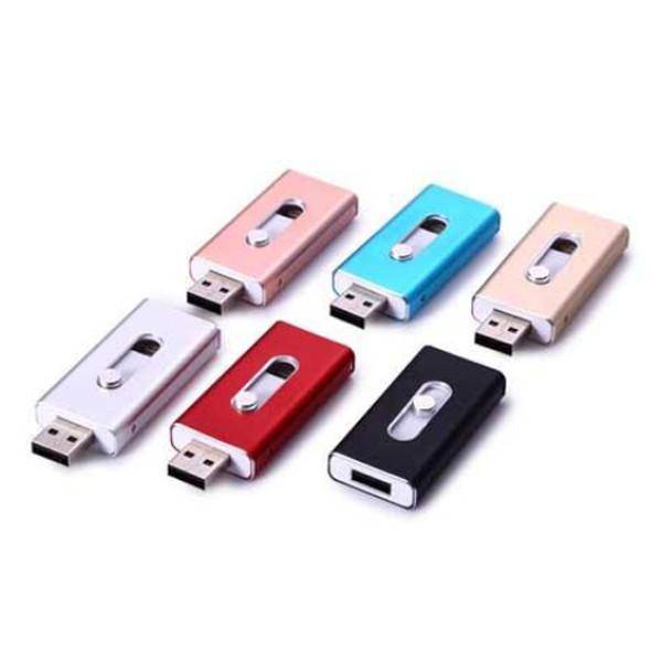 Norvo | iOS Flash USB-stasjon - To-sidig mini lagringsenhet