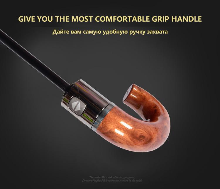 Norvo | Premium Klassisk Engelsk stil Automatisk Paraply Vindresistent