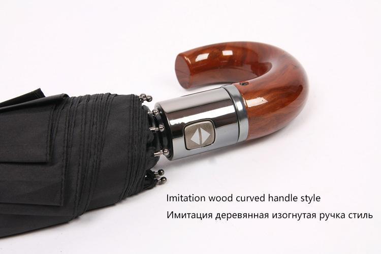 Norvo | Premium Klassisk Engelsk stil Automatisk Paraply Vindmotstandsdyktig