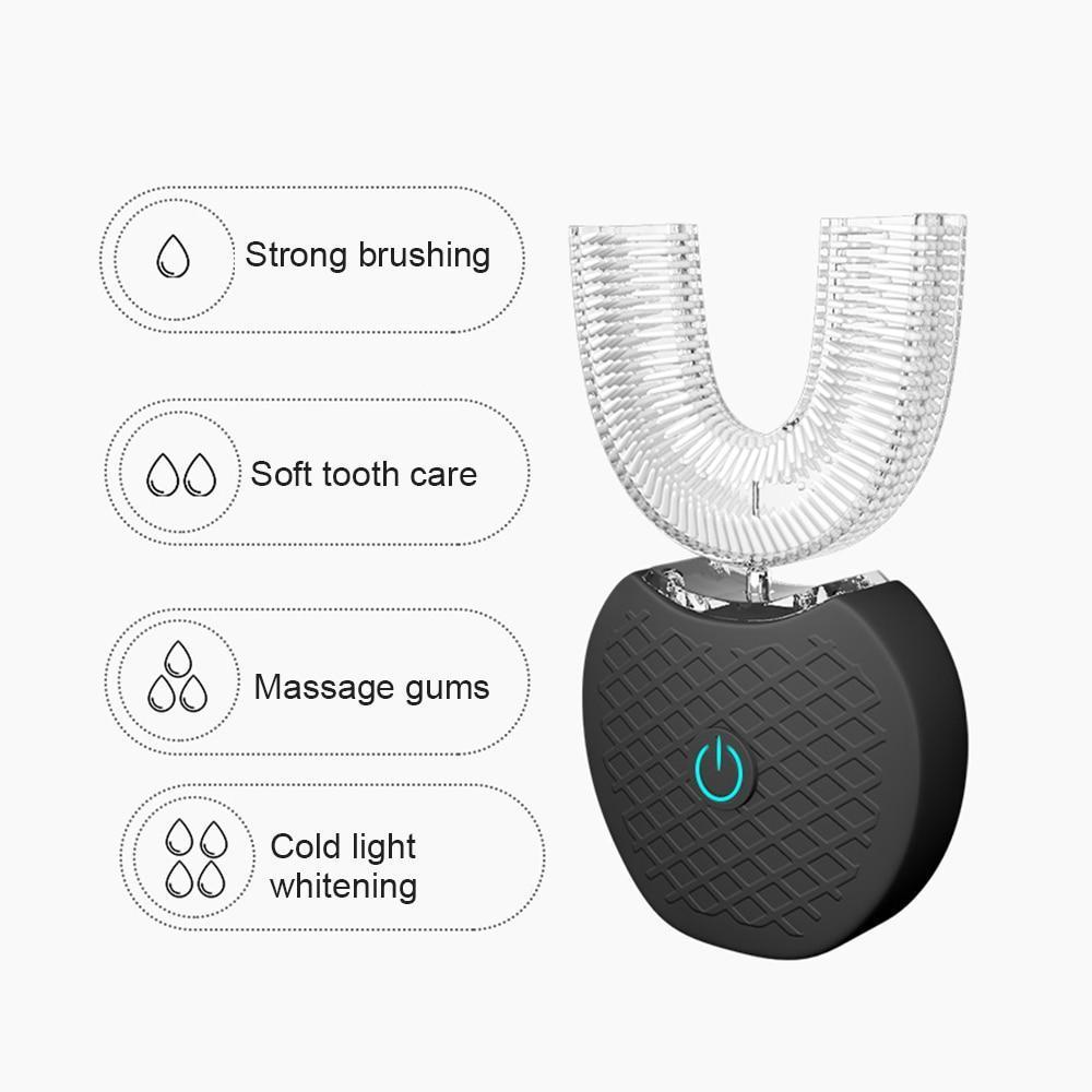 Norvo | 360 Grader Automatisk Elektrisk Hvitende Tannbørste