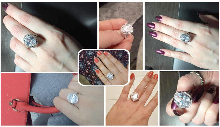 Oval Cut 6ct CZ Ring | Norvo