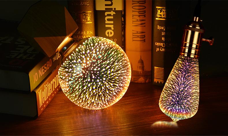 3D LED Julelys Pærer | Norvo
