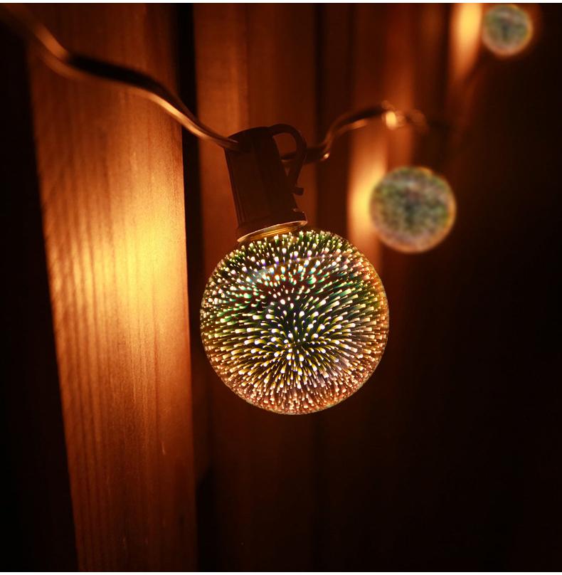 3D LED Julelys Pærer | Norvo