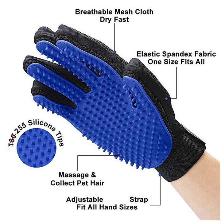 Pet Grooming Glove for Cats, Dogs & Horses | Norvo